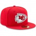Men's Kansas City Chiefs New Era Red Omaha 59FIFTY Fitted Hat 2539440